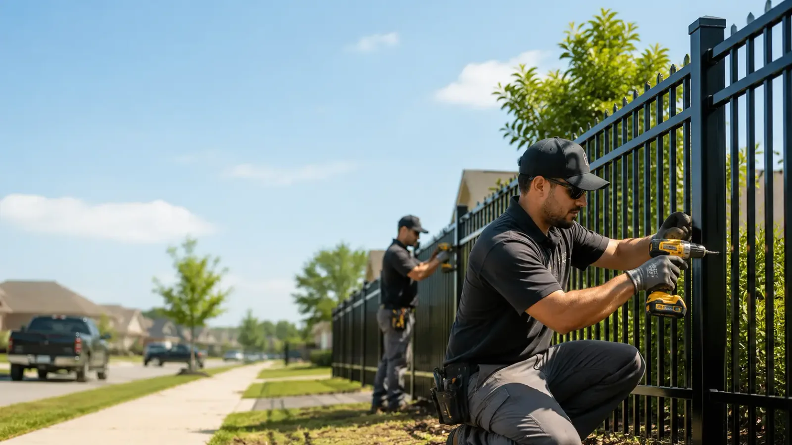 Metal Fence Installation in De Pere, WI